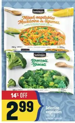 Marché Adonis Selection vegetables offer