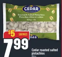 Marché Adonis Cedar roasted salted pistachios offer