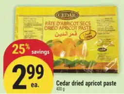 Marché Adonis Cedar dried apricot paste offer