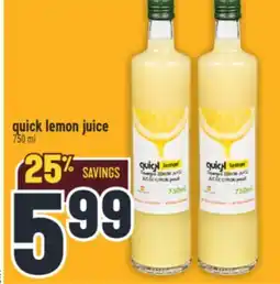 Marché Adonis Quick lemon juice offer