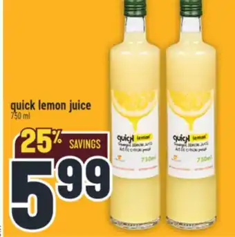 Marché Adonis Quick lemon juice offer