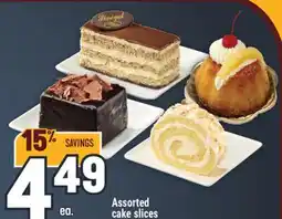 Marché Adonis Assorted cake slices offer