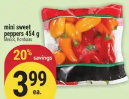 Marché Adonis Mini sweet peppers offer