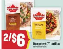Marché Adonis Dempster's 7 tortillas offer