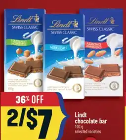 Marché Adonis Lindt chocolate bar offer