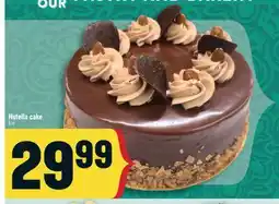Marché Adonis Nutella cake offer