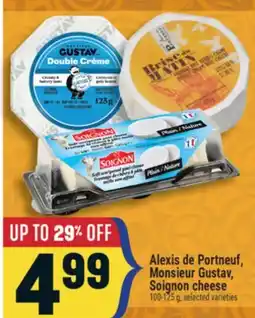 Marché Adonis Alexis de Portneuf, Monsieur Gustav, Soignon cheese offer