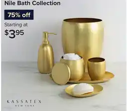 Linen Chest Kassatex New York Nile Bath Collection offer