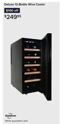 Linen Chest Deluxe 12-Bottle Wine Cooler offer
