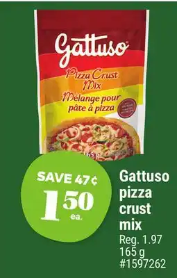 Giant Tiger Gattuso pizza crust mix offer