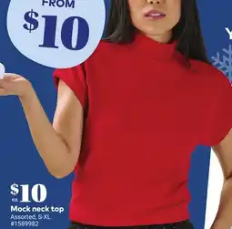 Giant Tiger Mock neck top offer