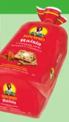 Giant Tiger Sun-Maid cinnamon raisin bread offer