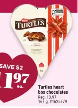 Giant Tiger Turtles heart box chocolates offer