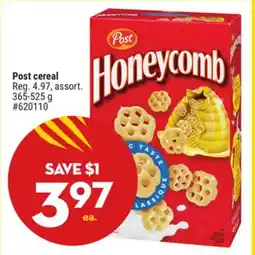 Giant Tiger Post cereal offer