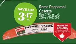 Giant Tiger Roma Pepperoni Caserta offer