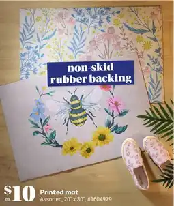 Giant Tiger Printed mat offer