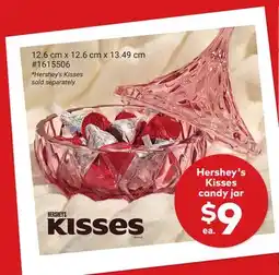 Giant Tiger Hershey's Kisses candy jar offer
