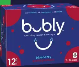 Giant Tiger bubly sparkling water beverage offer