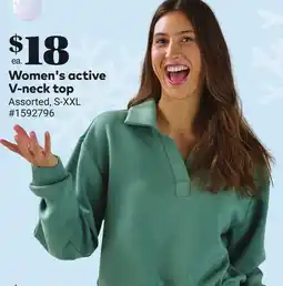 Giant Tiger Women's active V-neck top offer