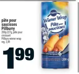 Super C pâte pour saucisses Pillburry | Pillbury wiener wrap offer