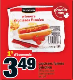 Super C saucisses fumées Selection | Selection wieners offer