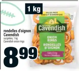 Super C RONDELLES D'OIGNON CAVENDISH | CAVENDISH ONION RINGS offer