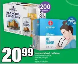 Super C bière Archibald, Unibroue | beer offer