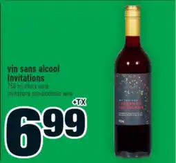Super C vin sans alcool Invitations | Invitations non-alcoholic wine offer