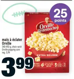 Super C maïs à éclater Orville | Orville popping corn offer