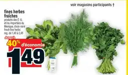 Super C fines herbes fraîches | fresh fine herbs offer