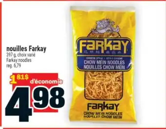Super C nouilles Farkay | Farkay noodles offer