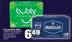 Super C eau gazéifiée Bubly | Bubly carbonated water offer