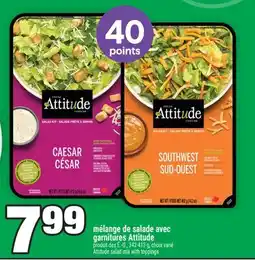 Super C mélange de salade avec garnitures Attitude | Attitude salad mix with toppings offer