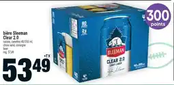 Super C BIÈRE SLEEMAN CLEAR 2.0 | BEER offer