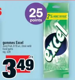 Super C gommes Excel | Excel gums offer