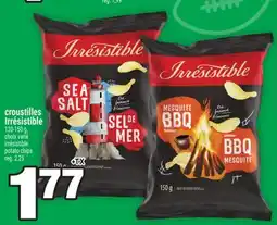 Super C croustilles Irrésistible |Irrésistible potato chips offer