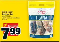 Super C tilapia entier Anchor's Bay | Anchor's Bay frozen whole tilapia offer