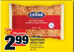 Super C légumineuses sèches Cedar | Cedar dried legumes offer