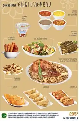 Marché Adonis COMBO IFTAR Gigot d'agneau offer