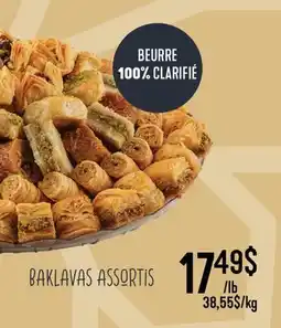 Marché Adonis Baklavas assortis offer