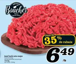Marché Richelieu BOEUF HACHÉ EXTRA-MAIGRE | EXTRA LEAN GROUND BEEF offer