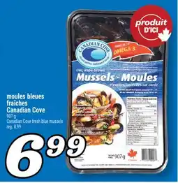 Marché Richelieu MOULES BLEUES FRAÎCHES CANADIAN COVE | CANADIAN COVE FRESH BLUE MUSSELS offer