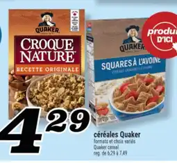 Marché Richelieu CÉRÉALES QUAKER | QUAKER CEREAL offer