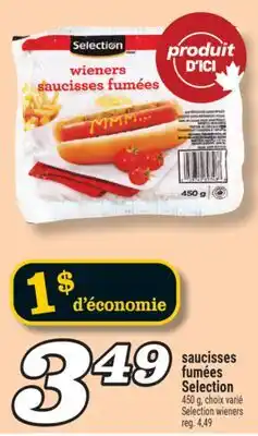 Marché Richelieu SAUCISSES FUMÉES SELECTION | SELECTION WIENERS offer