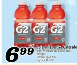 Marché Richelieu BOISSON SPORTIVE GATORADE | GATORADE SPORT DRINK offer
