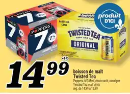 Marché Richelieu BOISSON DE MALT TWISTED TEA | TWISTED TEA MALT DRINK offer