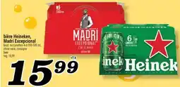 Marché Richelieu BIÈRE HEINEKEN, MADRI EXCEPCIONAL | BEER offer