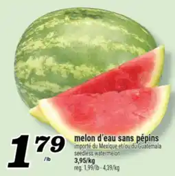 Marché Richelieu MELON D'EAU SANS PÉPINS | SEEDLESS WATERMELON offer