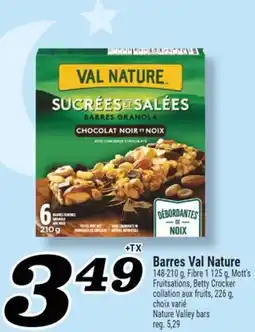 Marché Richelieu BARRES VAL NATURE | NATURE VALLEY BARS offer