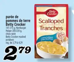 Marché Richelieu PURÉE DE POMMES DE TERRE BETTY CROCKER | BETTY CROCKER MASHED POTATOES offer